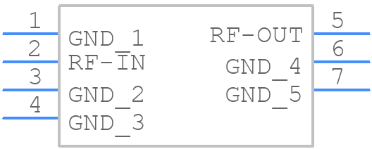YAT-5A+ - Mini-Circuits - PCB symbol