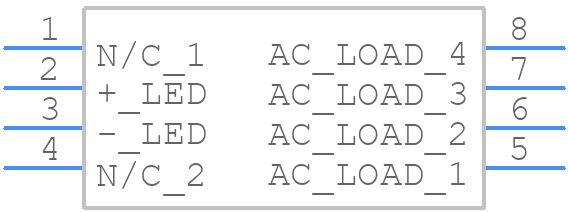CPC1966B - LITTELFUSE - PCB symbol