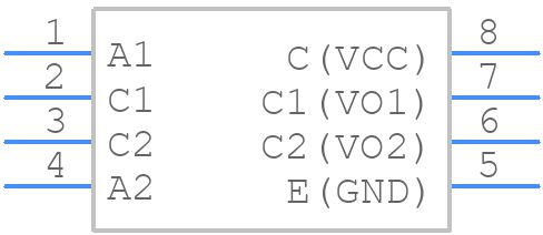 SFH6326-X017 - Vishay - PCB symbol