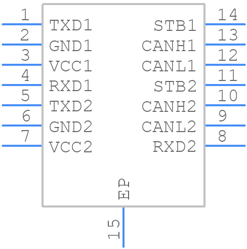 NCV7446MW0R2G - onsemi - PCB symbol