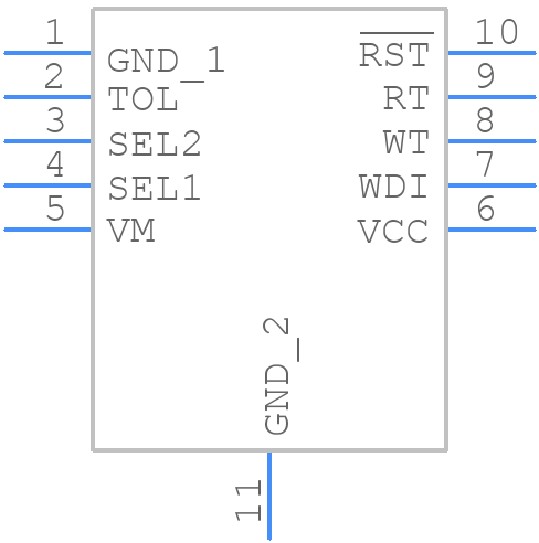LTC2917IDDB-A1#TRMPBF - Analog Devices - PCB symbol