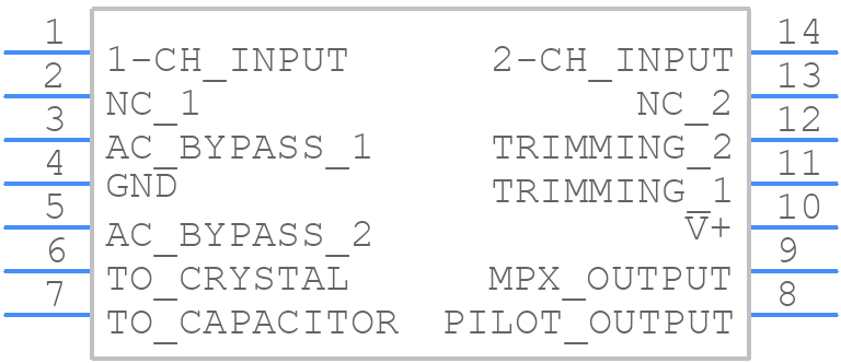 NJM2035M - Nisshinbo - PCB symbol