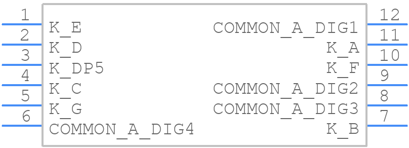 CA56-21GWA - Kingbright - PCB symbol