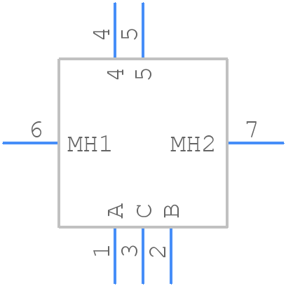 STEC12E08 - ALPS Electric - PCB symbol