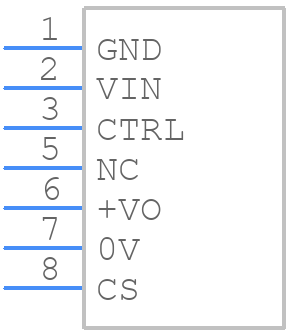3S8W_0512S1.5RP - Gaptec - PCB symbol