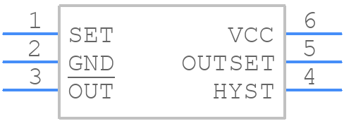 MAX6510HAUT+ - Analog Devices - PCB symbol