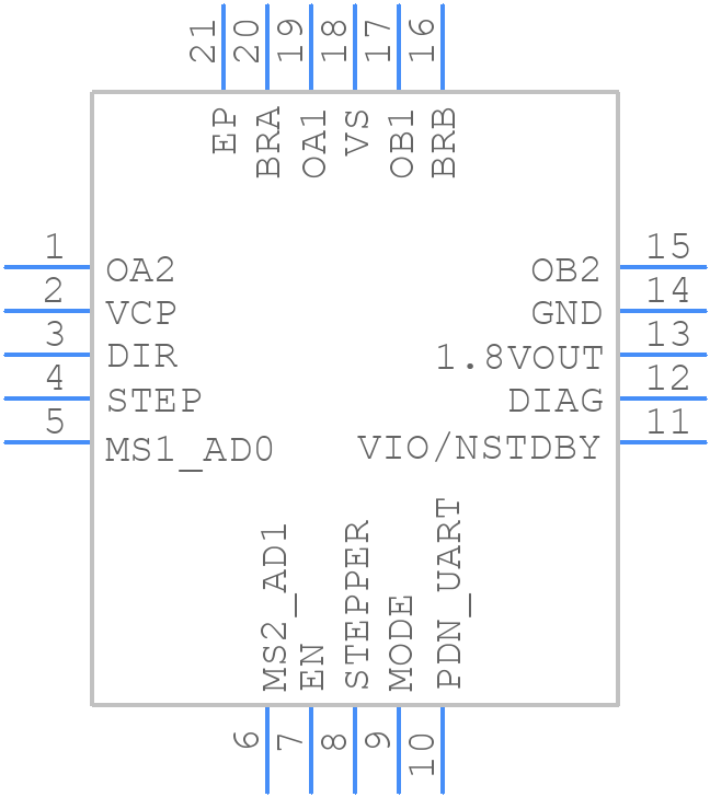 TMC2300 - Analog Devices - PCB symbol