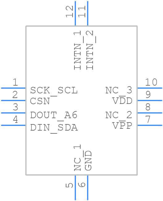 MC3479 - MEMSIC - PCB symbol