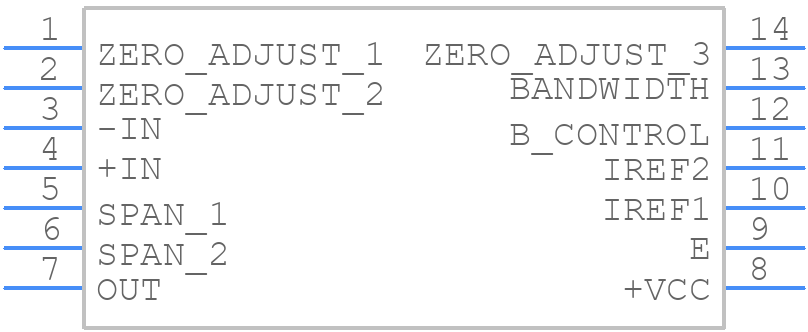 XTR101BG - Texas Instruments - PCB symbol