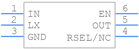 MAX38642AELT+T - Analog Devices - PCB symbol