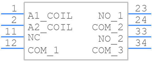 SIS212-24VDC - ELESTA - PCB symbol