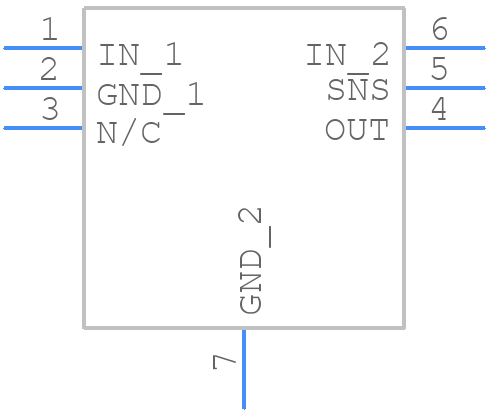 NCV8690MN33T2G - onsemi - PCB symbol