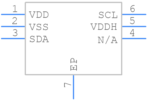 SGP40-D-R4 - Sensirion - PCB symbol