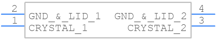 LFXTAL055048Bulk - IQD - PCB symbol