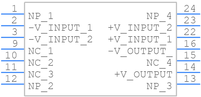 EC4AW01 - Cincon - PCB symbol