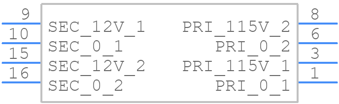 FL52/12 - BLOCK - PCB symbol