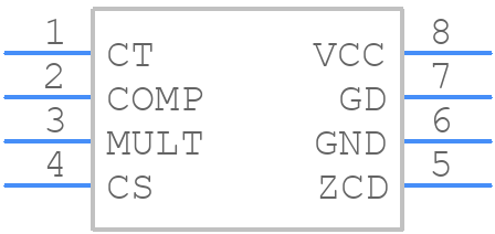 HVLED007 - STMicroelectronics - PCB symbol