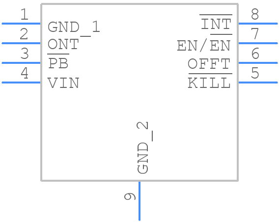 LTC2950IDDB-2 - Analog Devices - PCB symbol
