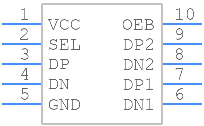 BL1532MSOP - SHANGHAI BELLING - PCB symbol