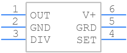 LTC6906HS6#TRPBF - Analog Devices - PCB symbol