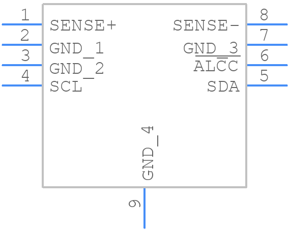 LTC2944CDD#PBF - Analog Devices - PCB symbol