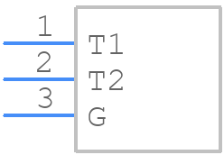 BT138Y-600E - NXP - PCB symbol