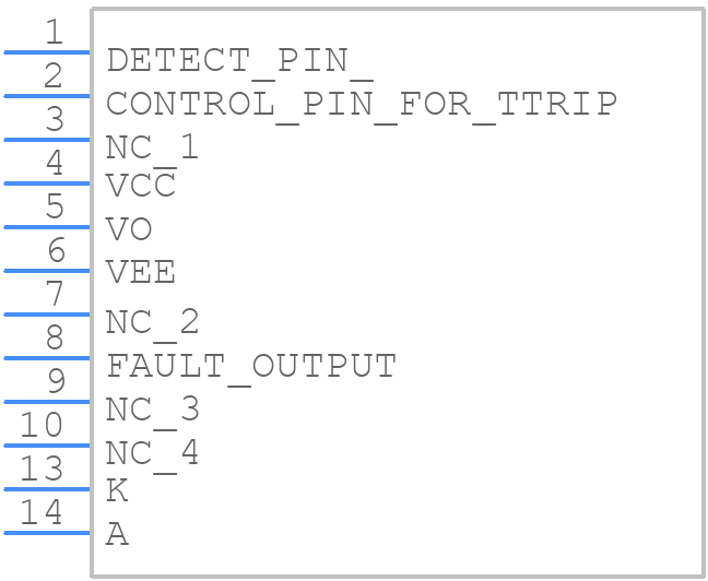 M57962AL - ISAHAYA ELECTRONICS CORPORATION - PCB symbol