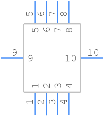 1053122108 - Molex - PCB symbol