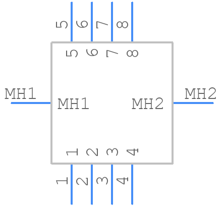 105312-1308 - Molex - PCB symbol