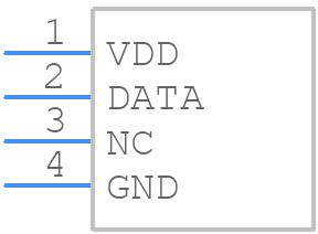 DHT11 - Microchip - PCB symbol