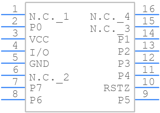 DS2408 - Analog Devices - PCB symbol