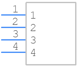 PV04-3,5-V-P - Euroclamp4 Pole Connector - PCB symbol