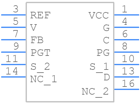 PFS7623H - Power Integrations - PCB symbol