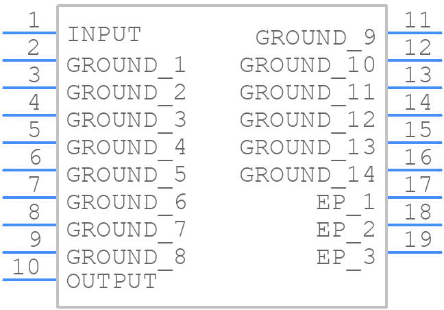 CBP-1300A+ - Mini-Circuits - PCB symbol