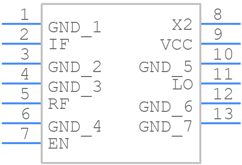 LTC5549IUDB#TRMPBF - Analog Devices - PCB symbol