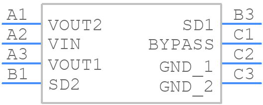 LP2967ITP-2830 - Texas Instruments - PCB symbol