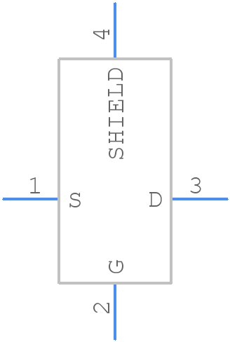 2SK12 - Toshiba - PCB symbol