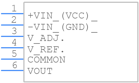 THV 12-350N - Traco Power - PCB symbol
