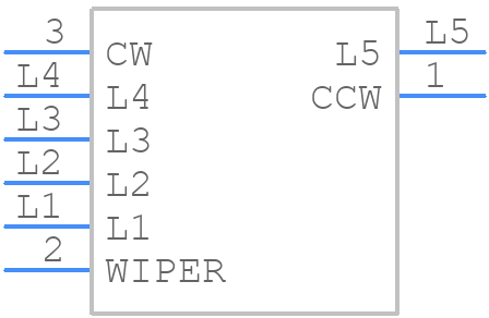 RS20H111C009 - ALPS Electric - PCB symbol