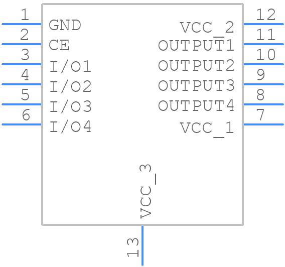 VNQ500PEPTR-E - STMicroelectronics - PCB symbol