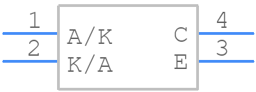 LTV814S-TA1 - Lite-On - PCB symbol