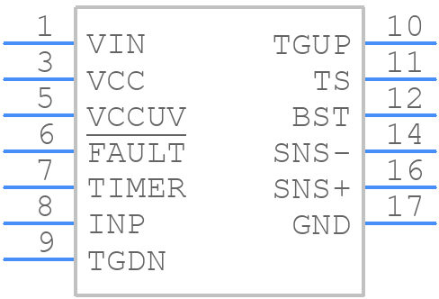 LTC7000-1 - Analog Devices - PCB symbol