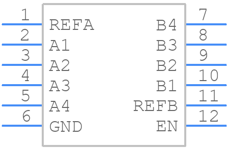 LSF0204GU12X - Nexperia - PCB symbol