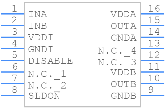 2EDS9265HXUMA1 - Infineon - PCB symbol