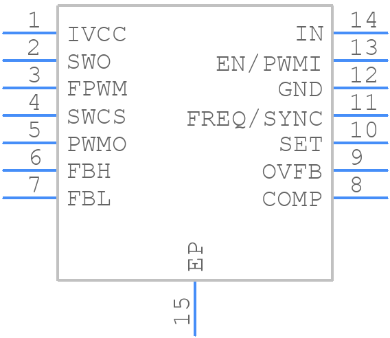 TLD5099EPXUMA1 - Infineon - PCB symbol
