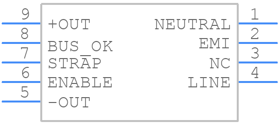 FARM1C21 - VICOR - PCB symbol