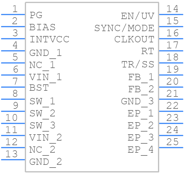 LT8636JV - Analog Devices - PCB symbol