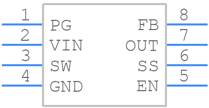 MP2181GTL-Z - Monolithic Power Systems (MPS) - PCB symbol