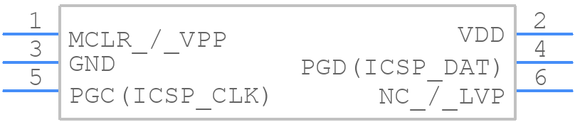 TC2030-MCP-NL-10 - Tag Connect - PCB symbol