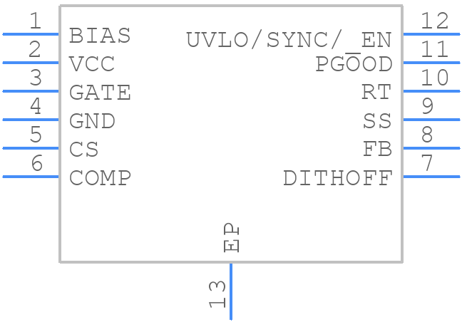 LM5156QDSSRQ1 - Texas Instruments - PCB symbol